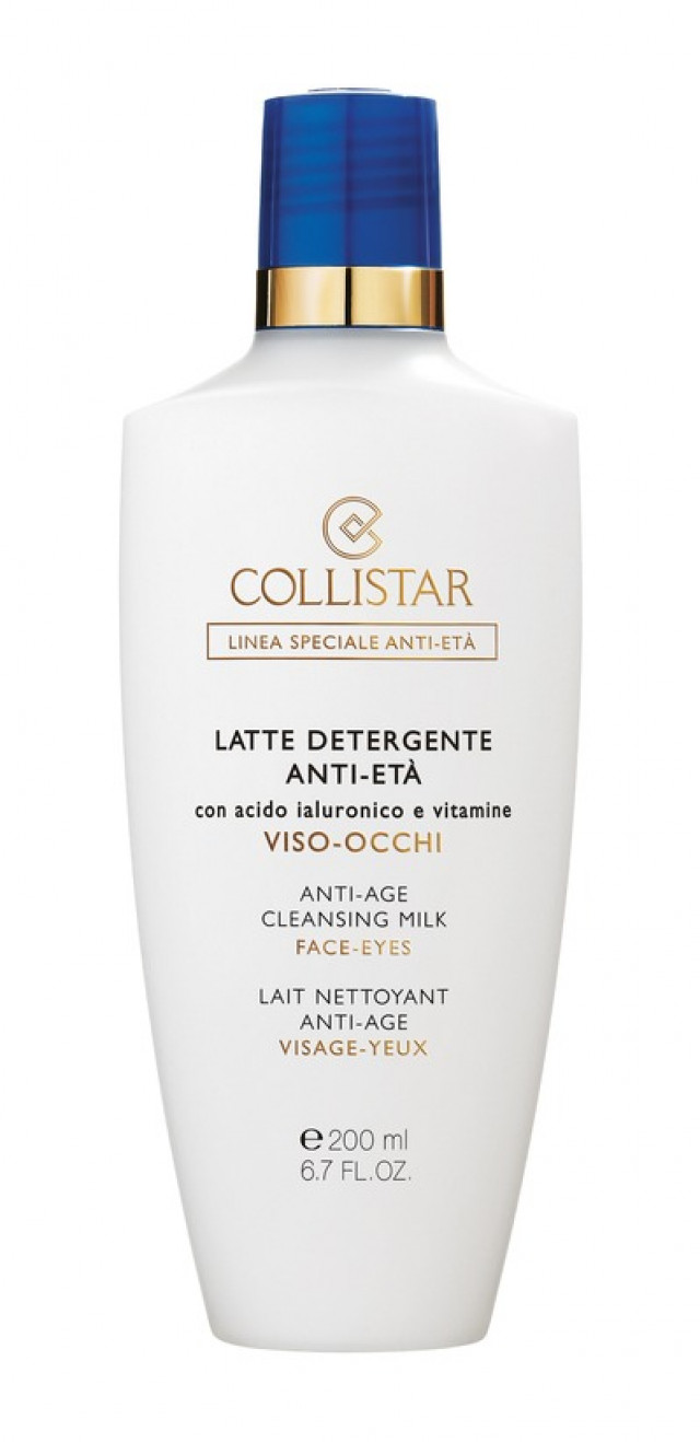 Latte detergente anti-eta' viso-occhi