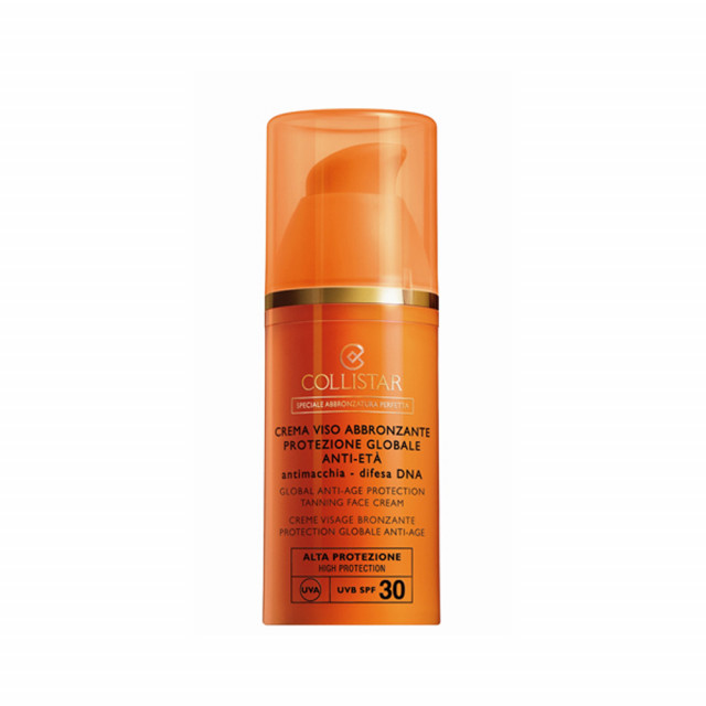 Crema viso abbronzante protezione globale anti-etÀ spf30