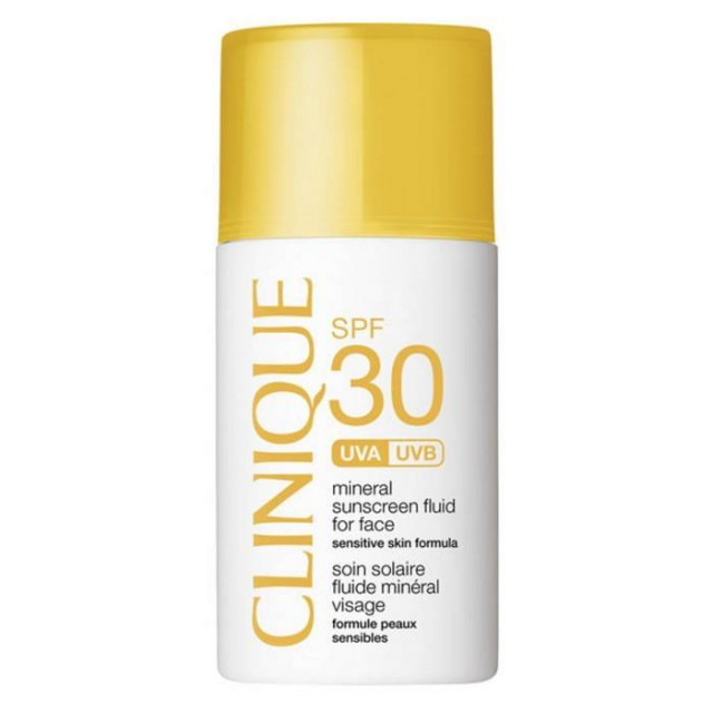 Spf 30 mineral sunscreen fluid for face