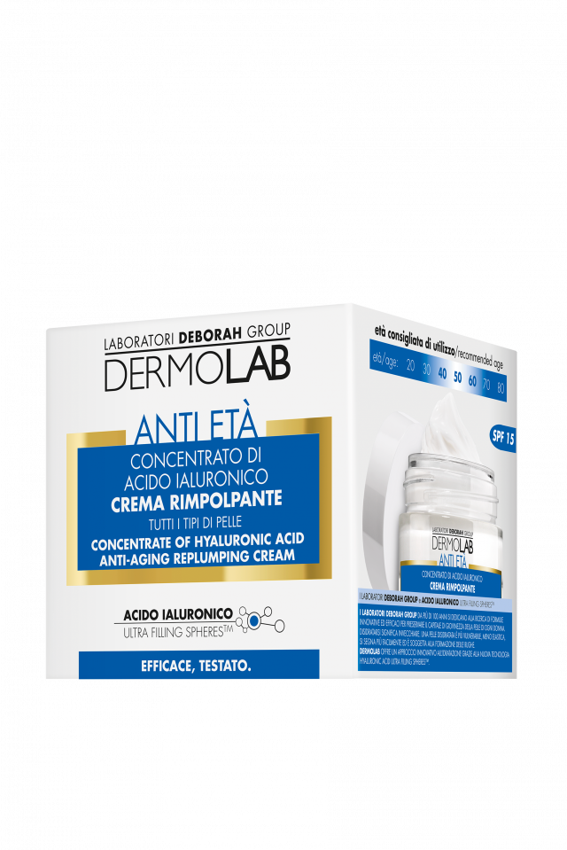 Crema rimpolpante anti etÀ concentrato di acido ialuronico