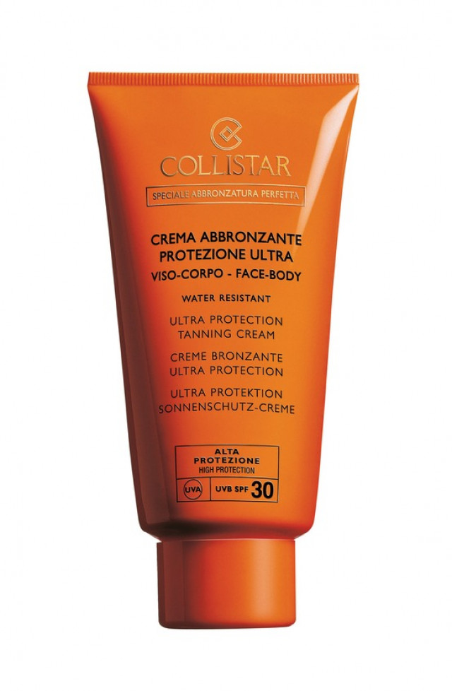 Crema abbronzante protezione ultra spf 30