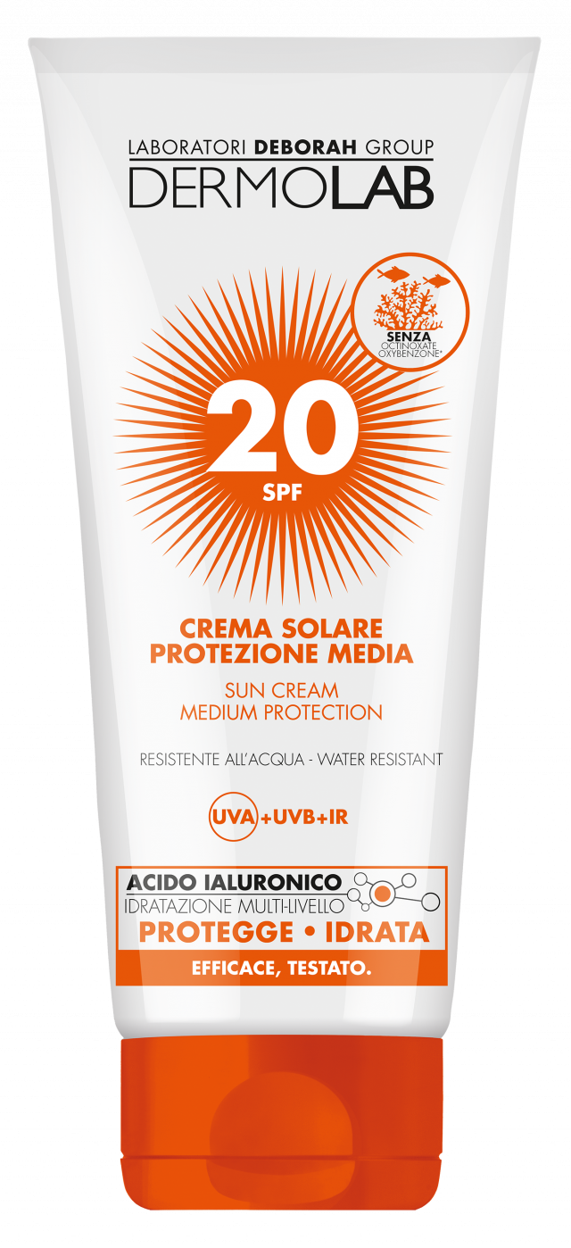 Crema solare protezione media - spf 20