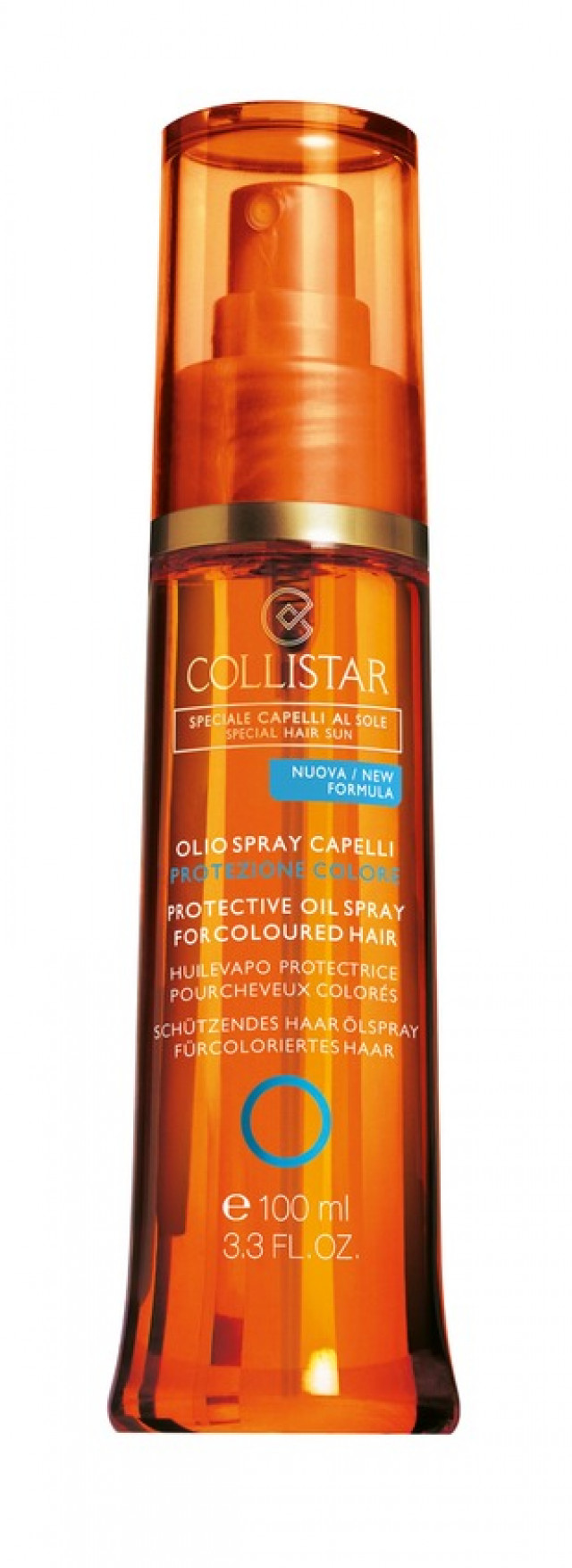 Olio spray capelli protezione colore