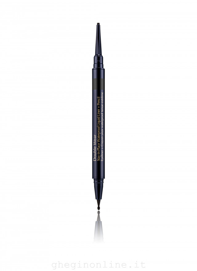 Double wear stay-in-place waterproof liquid liner + pencil