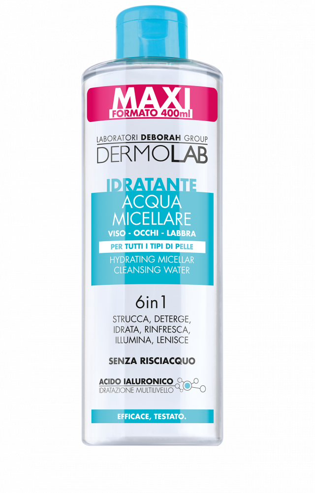 Acqua micellare idratante 6 in 1