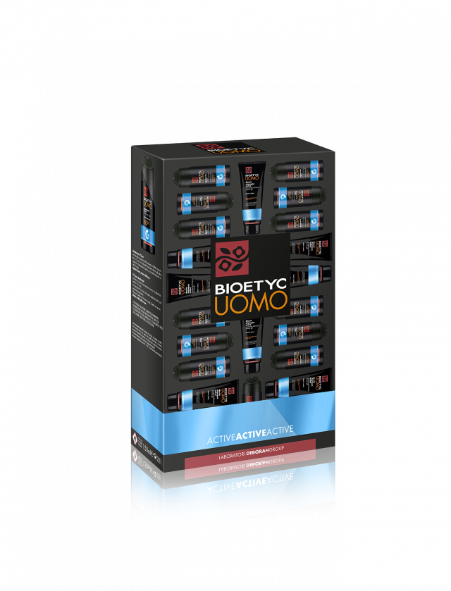 Uomo kit corpo                      deodorante + doccia shampoo