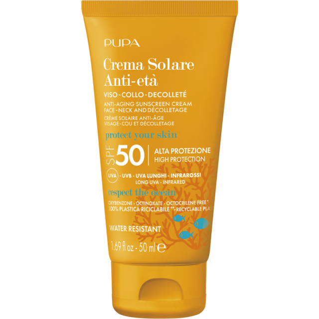 Crema solare anti-etÀ