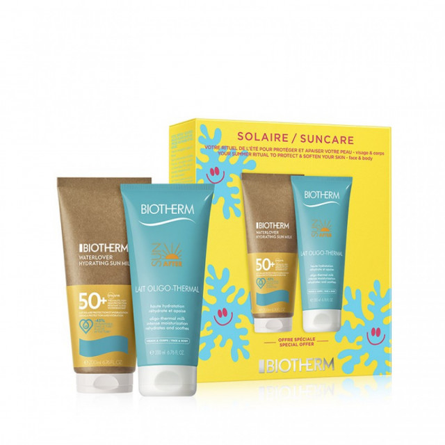 Waterlover hydrating sun milk spf50+ kit